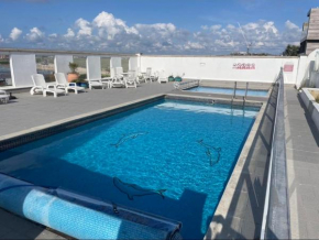 Newquay Fistral Beach View with pool